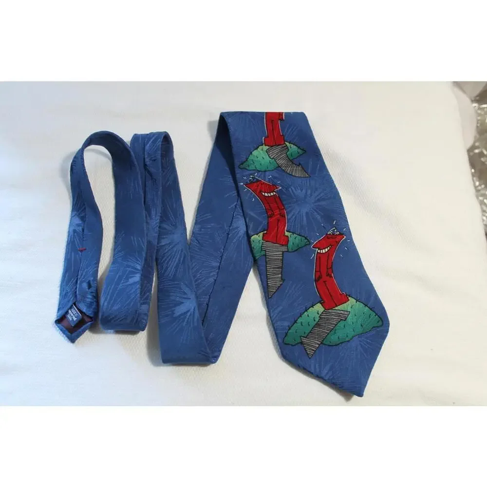Vintage Hallmark Celebrations Silk Necktie - 